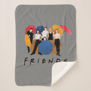 FRIENDS™キャラクターシルエット シェルパブランケット
