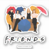 FRIENDS™キャラクターシルエット シール (正面)