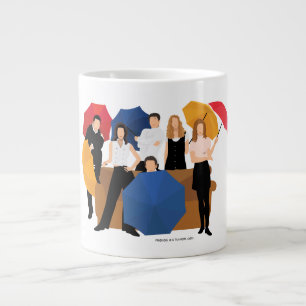 FRIENDS™キャラクターシルエット ジャンボコーヒーマグカップ