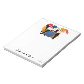 FRIENDS™キャラクターシルエット ノートパッド (回転)