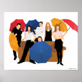 FRIENDS™キャラクターシルエット ポスター (正面)