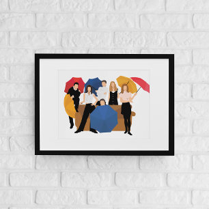 FRIENDS™キャラクターシルエット ポスター