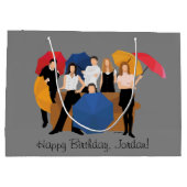 FRIENDS™キャラクターシルエット ラージペーパーバッグ (裏面)