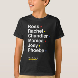 FRIENDS™ キャラクター名 Tシャツ