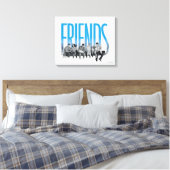 FRIENDS™ | ギャング キャンバスプリント (インサイチュ (寝室))