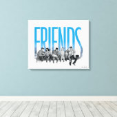 FRIENDS™ | ギャング キャンバスプリント (インサイチュ (ウッドフロア))