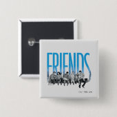 FRIENDS™ | ギャング 缶バッジ (正面&裏面)