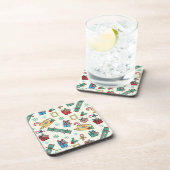 FRIENDS™ | クリスマスアイコンパターン コースター (右側)