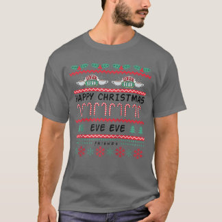 Friends クリスマス・イヴ・イヴ スウェット ベースボール tシャツ
