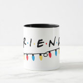 FRIENDS™ | クリスマス ライト ロゴ マグカップ (中央)