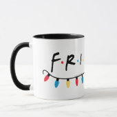 FRIENDS™ | クリスマス ライト ロゴ マグカップ (左)