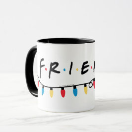 FRIENDS™ | クリスマス ライト ロゴ マグカップ