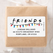 FRIENDS™ | クリスマス ライト ロゴ ラベル (インサイチュ)