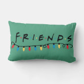 FRIENDS™ | クリスマス ライト ロゴ ランバークッション (裏面)