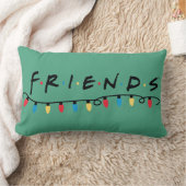 FRIENDS™ | クリスマス ライト ロゴ ランバークッション (ブランケット)