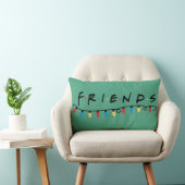 FRIENDS™ | クリスマス ライト ロゴ ランバークッション (椅子)