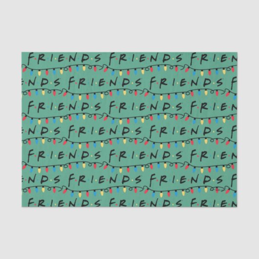 FRIENDS™ | クリスマス ライト ロゴ 薄葉紙 (正面)