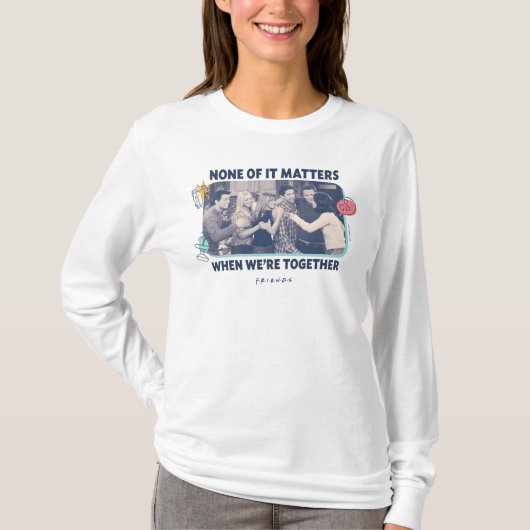 FRIENDS™ | グループハグ Tシャツ (正面)