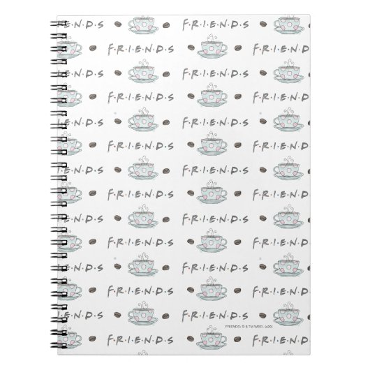 FRIENDS™ | コーヒーマグ 水彩パターン ノートブック (正面)