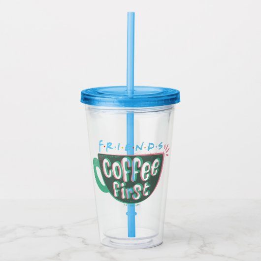 FRIENDS™ | コーヒー・ファースト アクリルタンブラー (正面)