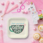 FRIENDS™ | コーヒー・ファースト ペーパープレート (パーティー)