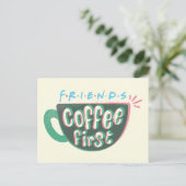 FRIENDS™ | コーヒー・ファースト ポストカード (スタンド正面)