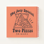 FRIENDS™ | ジョーイのピザの名言 ノートブック (裏面)