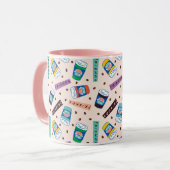 FRIENDS™ | セントラルパークの活気あるコーヒーパターン マグカップ (正面左)