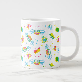 FRIENDS™ | セントラルパークネオンパターン ジャンボコーヒーマグカップ