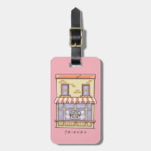 FRIENDS™ | セントラルパーク風刺カフェ ラゲッジタグ (正面縦)
