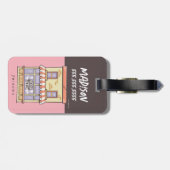 FRIENDS™ | セントラルパーク風刺カフェ ラゲッジタグ (裏面横)