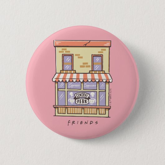 FRIENDS™ | セントラルパーク風刺カフェ 缶バッジ (正面)