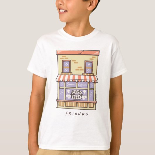 FRIENDS™ | セントラルパーク風刺カフェ Tシャツ (正面)