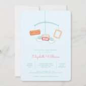 FRIENDS™ | セントラルパーク モバイルベイビーシャワー 招待状 (正面)