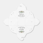 FRIENDS™ | セントラルパーク 水彩 ブライダルシャワー フェイバーボックス (折り畳みなし)