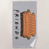 FRIENDS™ソファ ビーチタオル (正面)