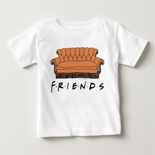 FRIENDS™ソファ ベビーTシャツ (正面)
