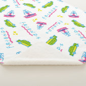 FRIENDS™タクシーと噴水のパターン シェルパブランケット (3/4)