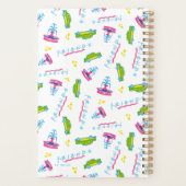 FRIENDS™タクシーと噴水のパターン プランナー手帳 (裏面)