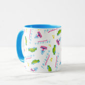 FRIENDS™タクシーと噴水のパターン マグカップ (正面左)