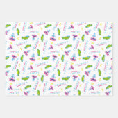 FRIENDS™タクシーと噴水のパターン ラッピングペーパーシート (正面3)