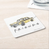 FRIENDS™ | タクシー スクエアペーパーコースター (アングル)