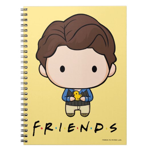 FRIENDS™ | チャンドラーちびキャラ ノートブック (正面)