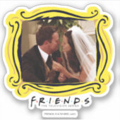 FRIENDS™ | チャンドラー&モニカ 結婚 シール (正面)