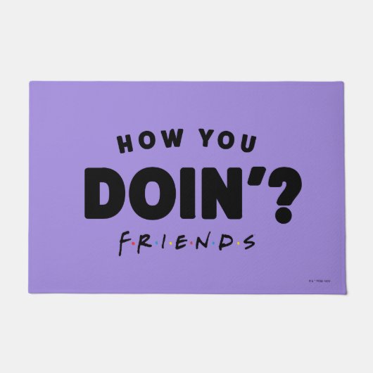 FRIENDS™テレビシリーズ |お元気？ ドアマット (正面)