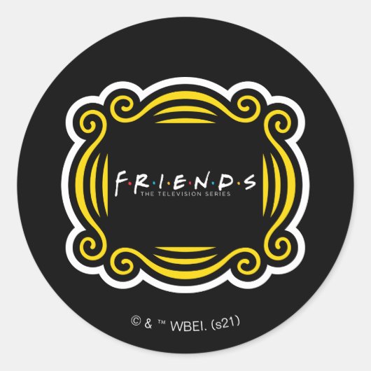 FRIENDS™テレビシリーズ ラウンドシール (正面)