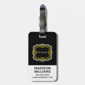 FRIENDS™テレビシリーズ ラゲッジタグ (裏面縦)