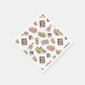 FRIENDS™ | ドットアイコン柄 スタンダードカクテルナプキン (角)