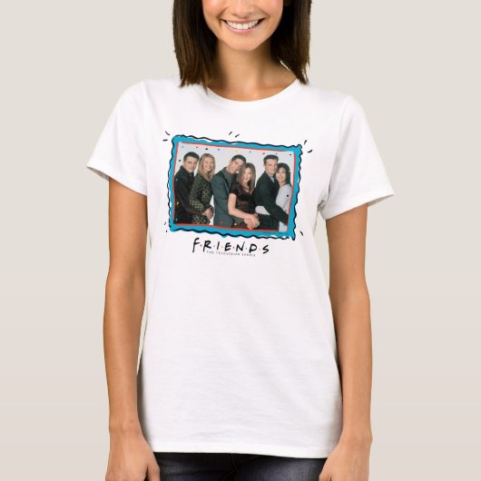 FRIENDS™ | ハグするカップル Tシャツ (正面)
