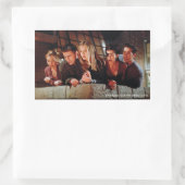FRIENDS™ | バルコニーにいるギャング 長方形シール (バッグ)
